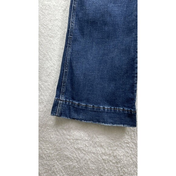 Vintage Wrangler Flare Wide Leg 31x32 (31x31) Wrangler High Rise Flare Jeans 11 - Picture 3 of 13